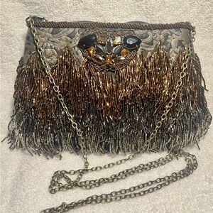 🎄🎅🏻Mary Frances Beaded Fringe Crossbody